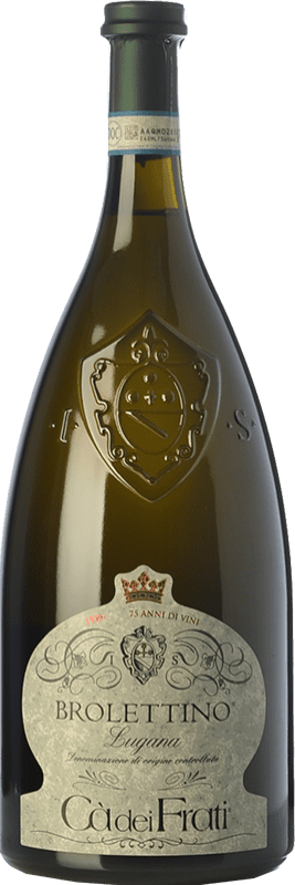 16,95 € | Белое вино Cà dei Frati Brolettino D.O.C. Lugana Ломбардии Италия Trebbiano di Lugana бутылка Магнум 1,5 L