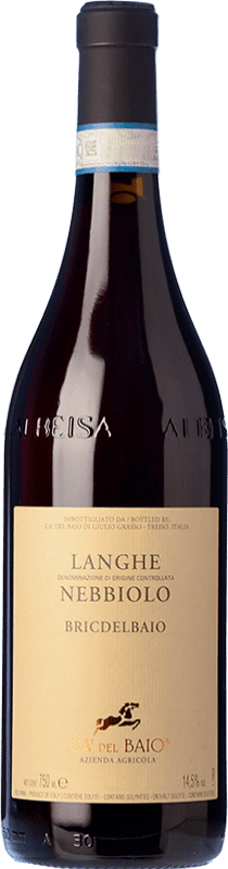 16,95 € | Rotwein Cà del Baio Langhe Bric del Baio Crianza — Kurze Fassreifung D.O.C. Piedmont Piemont Italien Nebbiolo 75 cl