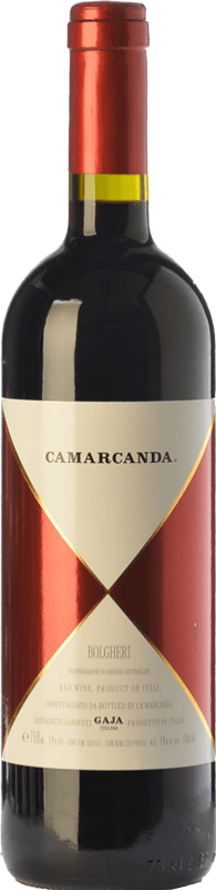 151,95 € Free Shipping | Red wine Ca' Marcanda Camarcanda D.O.C. Bolgheri Tuscany Italy Merlot, Cabernet Sauvignon, Cabernet Franc Bottle 75 cl