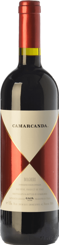 Envio grátis | Vinho tinto Gaja Camarcanda D.O.C. Bolgheri Tuscany Itália Merlot, Cabernet Sauvignon, Cabernet Franc 75 cl