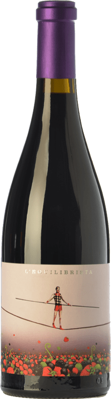 14,95 € Free Shipping | Red wine Ca N'Estruc L'Equilibrista Crianza D.O. Catalunya Catalonia Spain Syrah, Grenache, Carignan Bottle 75 cl