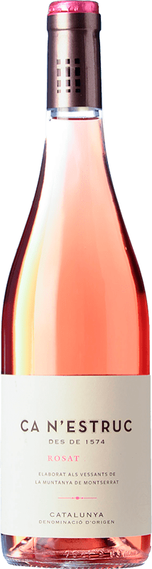 7,95 € | Rosé wine Ca N'Estruc Joven D.O. Catalunya Catalonia Spain Tempranillo, Merlot, Cabernet Sauvignon Bottle 75 cl