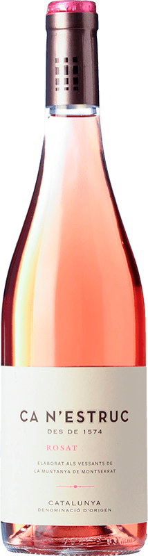 8,95 € | Vin rose Ca N'Estruc Jeune D.O. Catalunya Catalogne Espagne Tempranillo, Merlot, Cabernet Sauvignon 75 cl