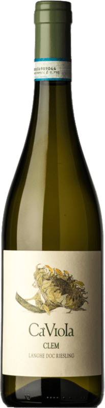 Free Shipping | White wine Ca' Viola D.O.C. Langhe Piemonte Italy Riesling 75 cl