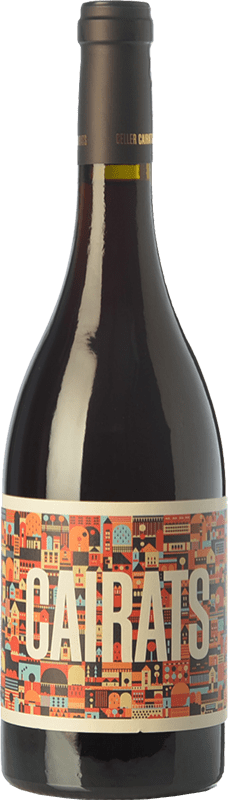 免费送货 | 红葡萄酒 Cairats Crianza — 陈酿 D.O. Montsant 加泰罗尼亚 西班牙 Tempranillo — 丹魄, Garnacha — 歌海娜, Cariñena — 佳丽酿 75 cl