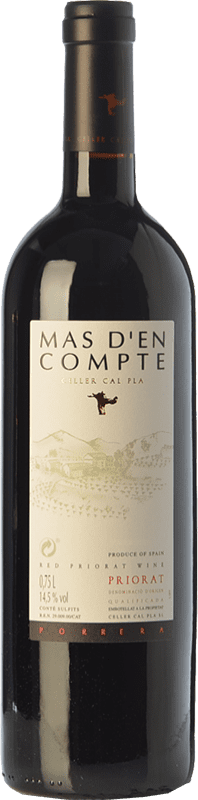 32,95 € Free Shipping | Red wine Cal Pla Mas d'en Compte Negre Aged D.O.Ca. Priorat