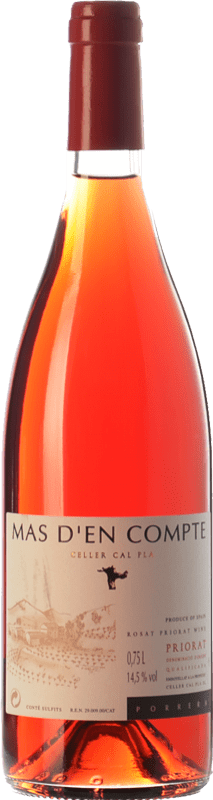 10,95 € Envio grátis | Vinho rosé Cal Pla Mas d'en Compte Rosat D.O.Ca. Priorat