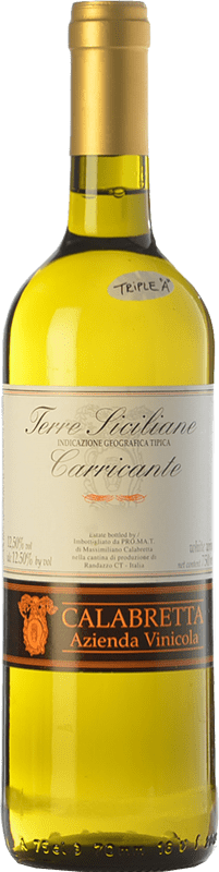 28,95 € | Белое вино Calabretta Carricante I.G.T. Terre Siciliane Сицилия Италия Carricante, Minella 75 cl