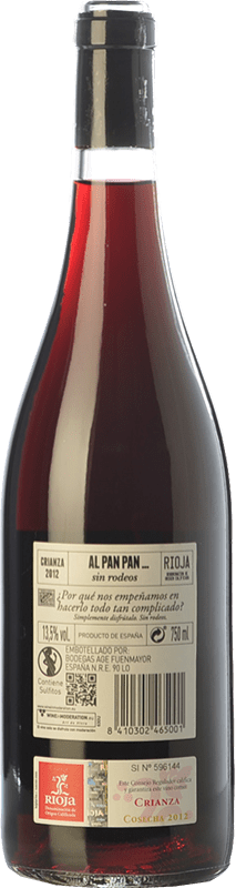 6,95 € Free Shipping | Red wine Campo Viejo Al Pan Pan Crianza D.O.Ca. Rioja The Rioja Spain Tempranillo Bottle 75 cl