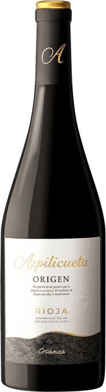 18,95 € Spedizione Gratuita | Vino Rosso Campo Viejo Azpilicueta Origen Crianza — Invecchiato in Botte D.O.Ca. Rioja