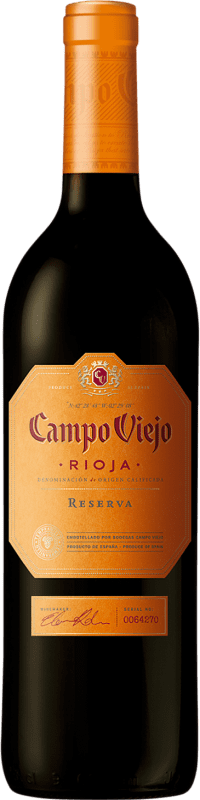 Envio grátis | Vinho Tinto Campo Viejo Reserva D.O.Ca. Rioja La Rioja Espanha Tempranillo, Graciano, Mazuelo 75 cl