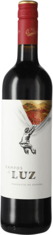 4,95 € | Red wine Campos de Luz Joven D.O. Cariñena Aragon Spain Grenache Bottle 75 cl