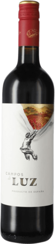 Free Shipping | Red Wine Campos de Luz Young D.O. Cariñena Aragon Spain Garnacha — Grenache 75 cl