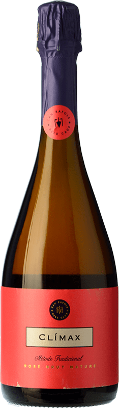 26,95 € | Rosé Sparkling Wine Can Ràfols Clímax Rosat Brut Nature D.O. Cava Catalonia Spain Pinot Black 75 cl