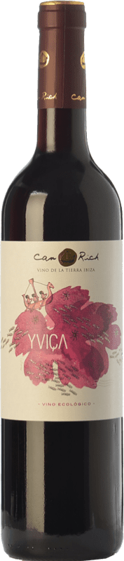 9,95 € | Red wine Can Rich Yviça Young I.G.P. Vi de la Terra de Ibiza Balearic Islands Spain Tempranillo, Merlot, Monastrell Bottle 75 cl
