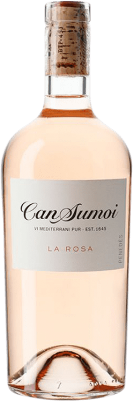12,95 € | 玫瑰酒 Can Sumoi La Rosa 年轻的 D.O. Penedès 加泰罗尼亚 西班牙 Sumoll, Xarel·lo, Parellada 75 cl