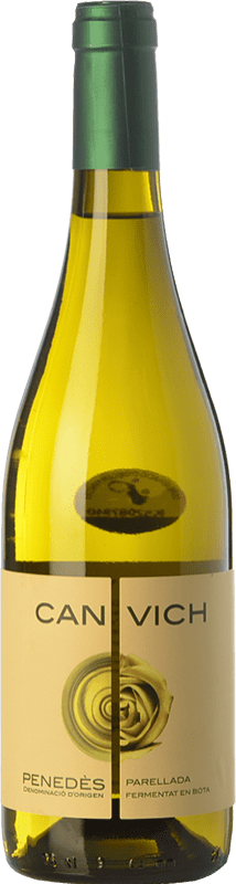 10,95 € Spedizione Gratuita | Vino Bianco Can Vich Fermentat en Bóta Crianza — Invecchiato in Botte D.O. Penedès