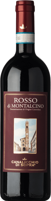 29,95 € | Red wine Canalicchio di Sopra D.O.C. Rosso di Montalcino Tuscany Italy Sangiovese Bottle 75 cl