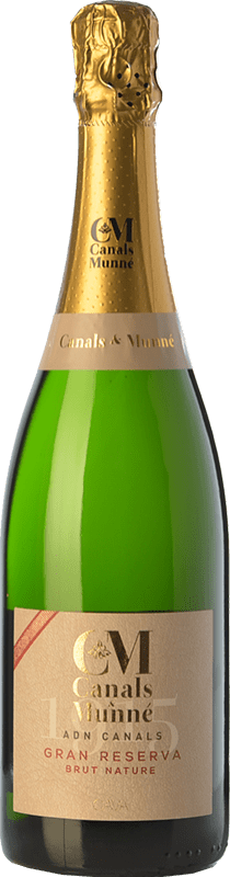 15,95 € | White Sparkling Wine Canals & Munné ADN Brut Nature Grand Reserve D.O. Cava Catalonia Spain Macabeo, Chardonnay, Parellada 75 cl