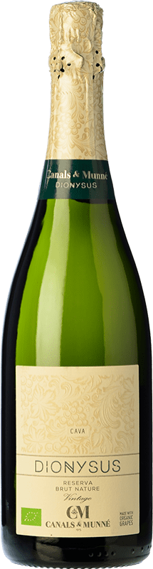 10,95 € | White sparkling Canals & Munné Dionysus Eco Brut Nature Reserve D.O. Cava Catalonia Spain Macabeo, Xarel·lo, Chardonnay Organic 75 cl
