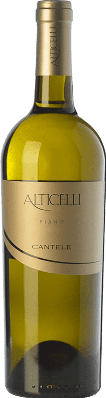 8,95 € Free Shipping | White wine Cantele Alticelli I.G.T. Salento Campania Italy Fiano Bottle 75 cl