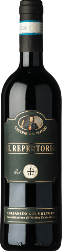 17,95 € | Red wine Cantine del Notaio Il Repertorio D.O.C. Aglianico del Vulture Basilicata Italy Aglianico Bottle 75 cl