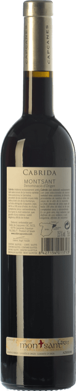 37,95 € Free Shipping | Red wine Capçanes Cabrida Crianza D.O. Montsant Catalonia Spain Grenache Bottle 75 cl