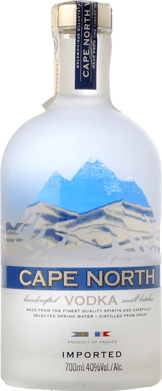 Envio grátis | Vodca Cape North Suécia 75 cl