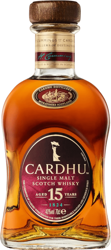 送料無料 | ウイスキーシングルモルト Cardhu スペイサイド イギリス 15 年 70 cl