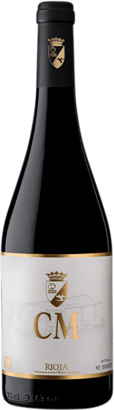 16,95 € Free Shipping | Red wine Carlos Moro CM Crianza D.O.Ca. Rioja The Rioja Spain Tempranillo Bottle 75 cl