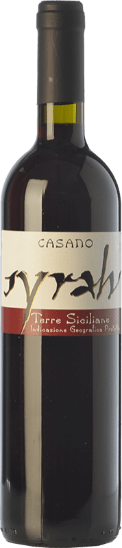 8,95 € | Red wine Casano I.G.T. Terre Siciliane Sicily Italy Syrah Bottle 75 cl