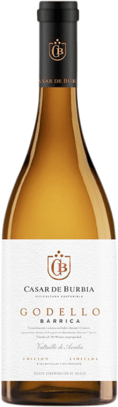 Envío gratis | Vino Blanco Casar de Burbia Fermentado en Barrica D.O. Bierzo Castilla y León España Godello 75 cl Envío gratis | Vino Blanco Casar de Burbia Fermentado en Barrica D.O. Bierzo Castilla y León España Godello 75 cl