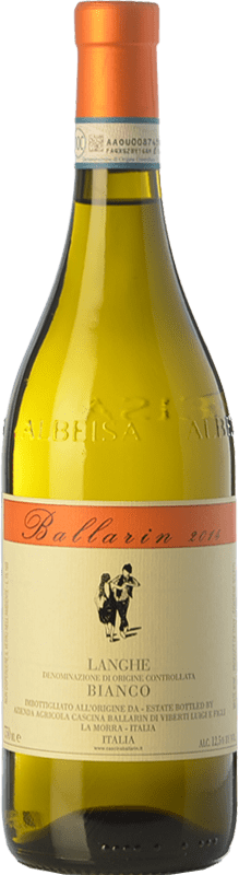 15,95 € | Vinho branco Cascina Ballarin Bianco D.O.C. Langhe Piemonte Itália Pinot Preto, Chardonnay, Favorita 75 cl