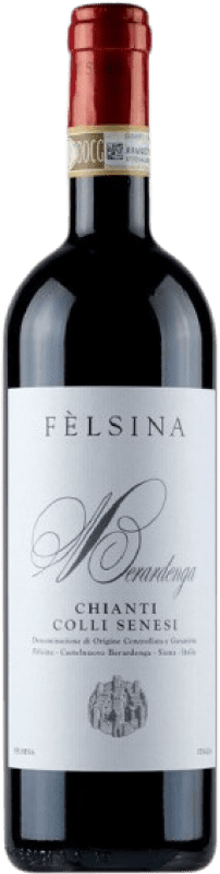 16,95 € | Red wine Fèlsina Berardenga Colli Senesi D.O.C.G. Chianti Tuscany Italy Sangiovese Bottle 75 cl