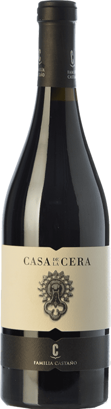 37,95 € Free Shipping | Red wine Castaño Casa de la Cera Reserva D.O. Yecla Region of Murcia Spain Merlot, Syrah, Cabernet Sauvignon, Monastrell, Grenache Tintorera Bottle 75 cl