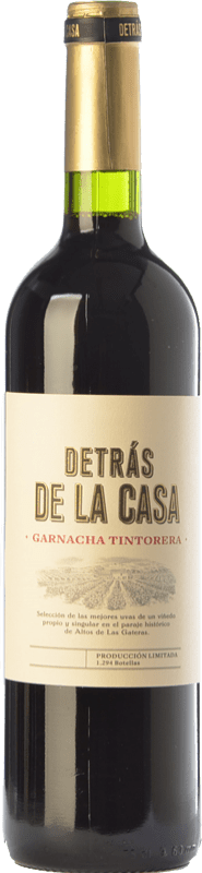 16,95 € Free Shipping | Red wine Castaño Detrás de la Casa Crianza D.O. Yecla Region of Murcia Spain Grenache Tintorera Bottle 75 cl