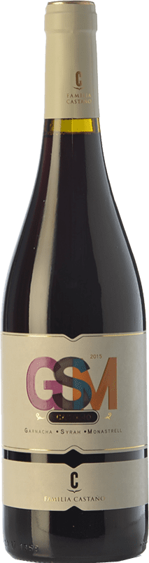 Spedizione Gratuita | Vino Rosso Castaño GSM Giovane D.O. Yecla Regione di Murcia Spagna Syrah, Garnacha — Grenache, Monastrell 75 cl