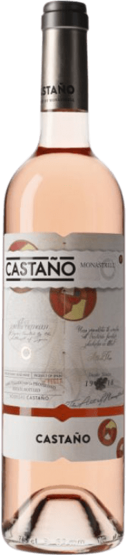 5,95 € | Rosé wine Castaño Joven D.O. Yecla Region of Murcia Spain Syrah, Cabernet Sauvignon, Monastrell Bottle 75 cl