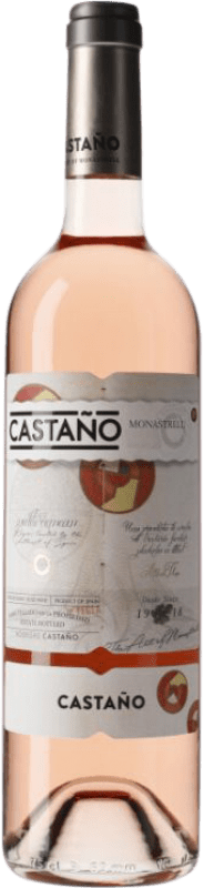 7,95 € | Rosé wine Castaño Young D.O. Yecla Region of Murcia Spain Syrah, Cabernet Sauvignon, Monastrell Bottle 75 cl