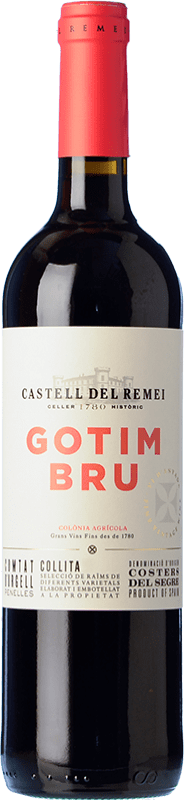 10,95 € | Red wine Castell del Remei Gotim Bru Joven D.O. Costers del Segre Catalonia Spain Tempranillo, Merlot, Syrah, Grenache, Cabernet Sauvignon Bottle 75 cl