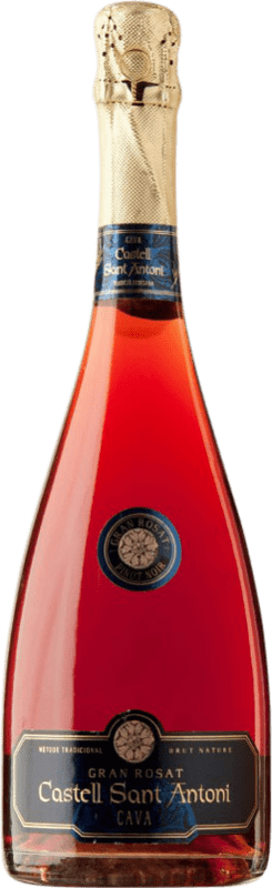 Envio grátis | Espumante rosé Castell Sant Antoni Gran Rosat Grande Reserva D.O. Cava Catalunha Espanha Pinot Preto 75 cl