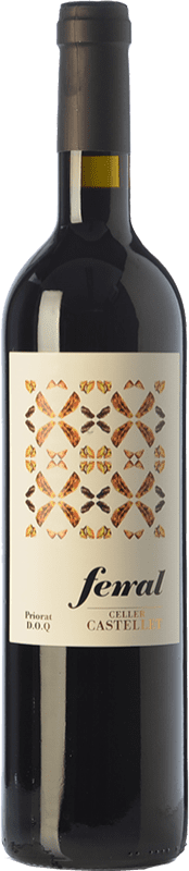 11,95 € | Red wine Castellet Ferral Crianza D.O.Ca. Priorat Catalonia Spain Merlot, Syrah, Grenache, Cabernet Sauvignon, Grenache Hairy Bottle 75 cl