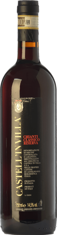 68,95 € | Red wine Castell'in Villa Riserva Reserva 2009 D.O.C.G. Chianti Classico Tuscany Italy Sangiovese Bottle 75 cl