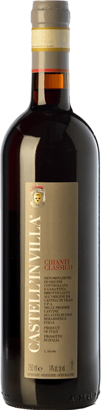 38,95 € Free Shipping | Red wine Castell'in Villa D.O.C.G. Chianti Classico Tuscany Italy Sangiovese Bottle 75 cl