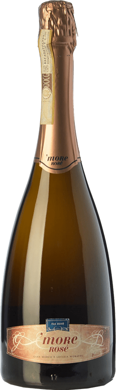 31,95 € | Rosé sparkling Castello di Cigognola More Rosé D.O.C.G. Oltrepò Pavese Metodo Classico Lombardia Italy Pinot Black Bottle 75 cl