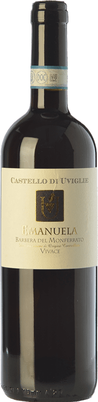 9,95 € | Rotwein Castello di Uviglie Vivace Emanuela D.O.C. Barbera del Monferrato Piemont Italien Barbera 75 cl