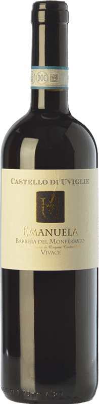 Spedizione Gratuita | Vino rosso Castello di Uviglie Vivace Emanuela D.O.C. Barbera del Monferrato Piemonte Italia Barbera 75 cl