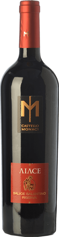 24,95 € | 赤ワイン Castello Monaci Aiace D.O.C. Salice Salentino プーリア イタリア Malvasia Black, Negroamaro 75 cl