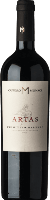 24,95 € | Red wine Castello Monaci Artas I.G.T. Salento Campania Italy Primitivo Bottle 75 cl