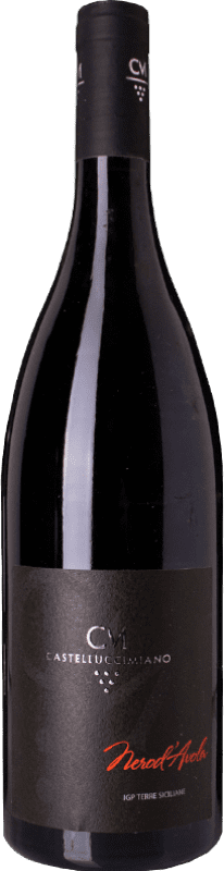 16,95 € Free Shipping | Red wine Castellucci Miano I.G.T. Terre Siciliane Sicily Italy Nero d'Avola Bottle 75 cl